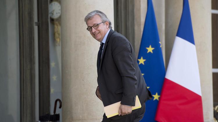 Le secrétaire national du PCF Pierre Laurent à l'Elysée le 16 mai 2014 [Alain Jocard / AFP]