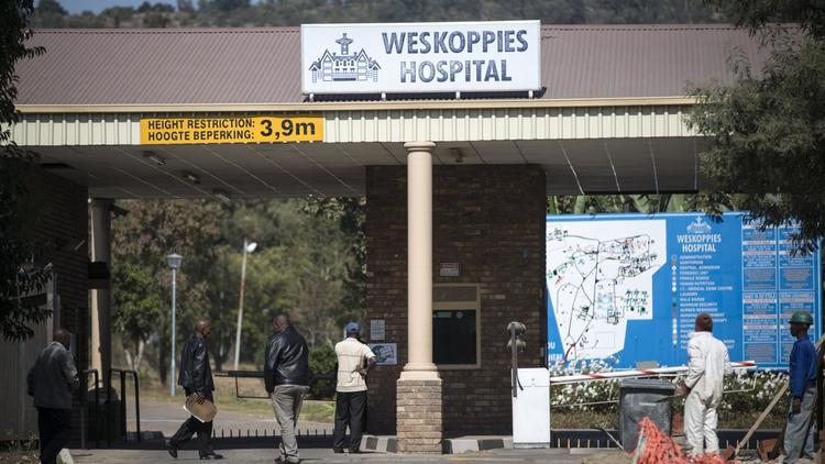 L'hôpital psychiatrique Weskoppies à Pretoria, photographié le 20 mai 2014, où Oscar Pistorius, 27 ans, a dû subir un mois de tests [Mujahid Safodien / AFP]