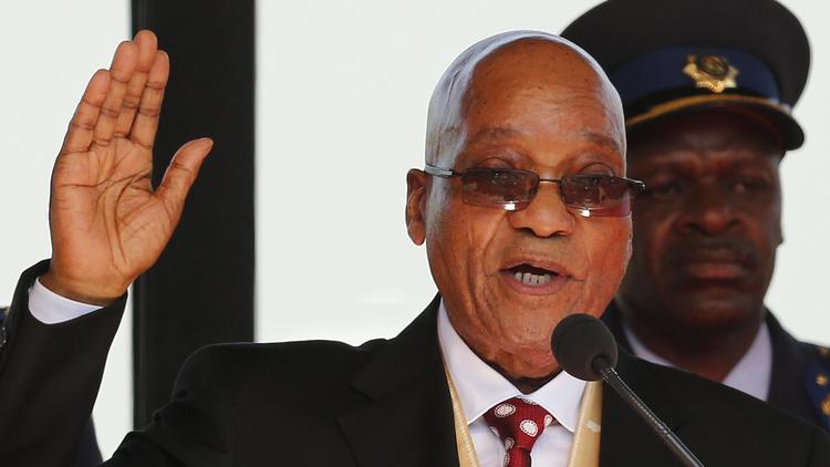 Jacob Zuma lors de sa prestation de serment le 24 mai 2014 à Pretoria  [Siphiwe Sibeko  / Pool/AFP]