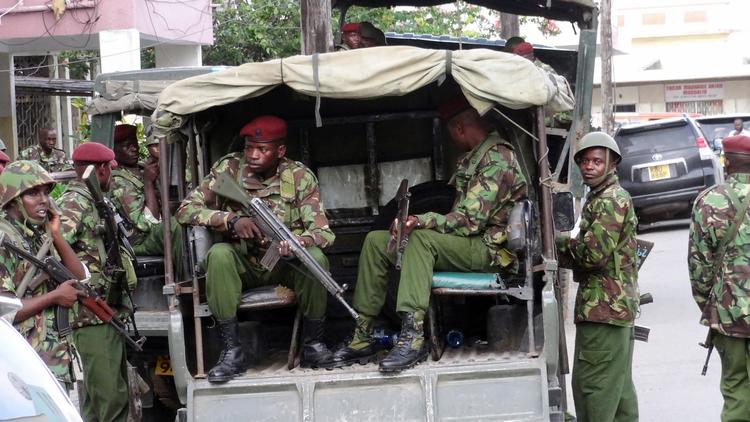 Des soldats kényans à Mombasa, le 10 juin 2014  [ / AFP/Archives]