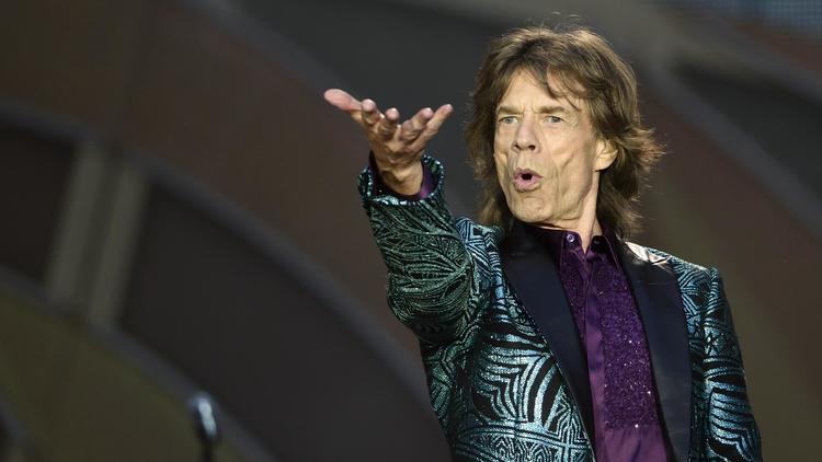 Mick Jagger des Rolling Stones en concert au Stade de France à Saint-Denis, en banlieue de Paris, le 13 juin 2014 [Eric Feferberg / AFP/Archives]