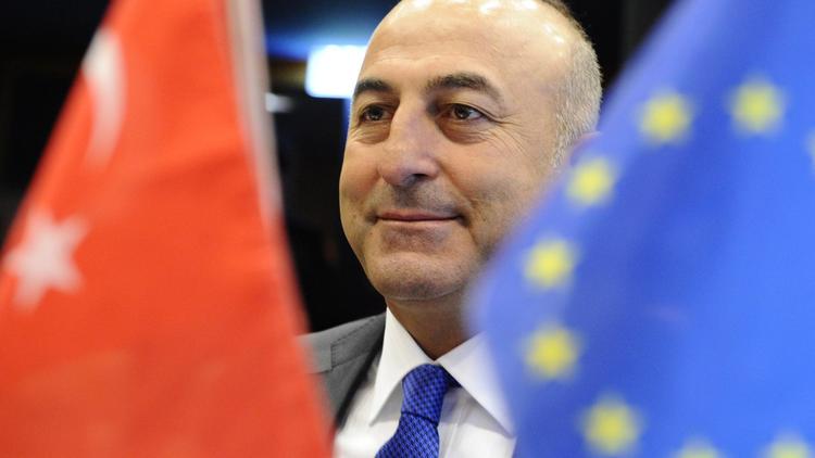 Le nouveau ministre des Affaires étrangères turc Mevlut Cavusoglu, photographié à Luxembourg le 23 juin 2014 [John Thys / AFP/Archives]