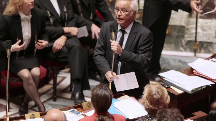 Le ministre du Travail François Rebsamen à l'Assemblée nationale le 1er juillet 2014 [Jacques Demarthon / AFP]