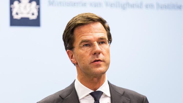 Le Premier ministre des Pays-Bas Mark Rutte le 21 juillet 2014 à La Haye  [Valérie Kuypers / ANP/AFP]