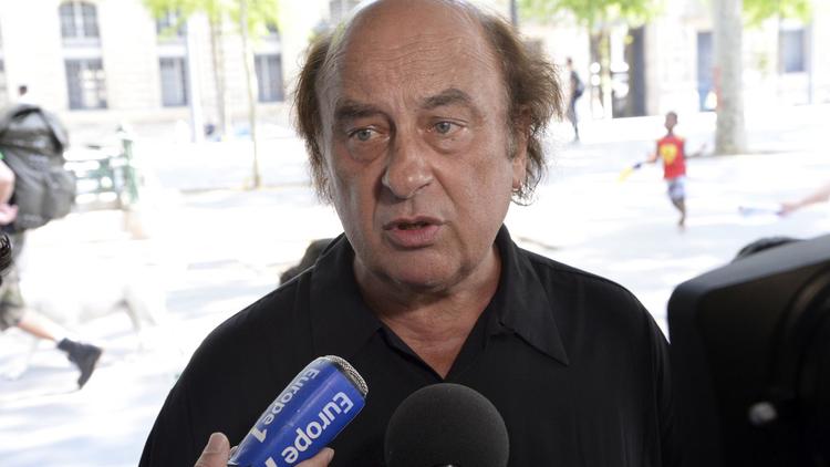 Alain Pojolat, membre du Nouveau parti anticapitaliste (NPA), lors d'une conférence de presse, le 26 juillet 2014 à Paris [Pierre Andrieu / AFP/Archives]