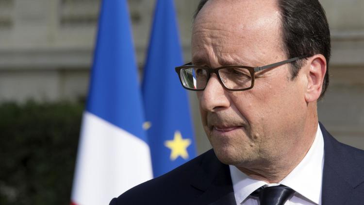Le président François Hollande, le 26 juillet 2014 à l'Elysée [Philippe Wojazer / Pool/AFP/Archives]