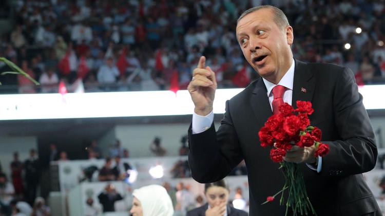 Le président élu de Turquie Recep Tayyip Erdogan à Ankara le 27 août 2014 [Rasit Aydogan / Pool/AFP]