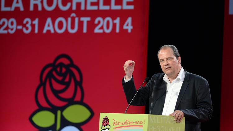 Le premier secrétaire national du PS en séance plénière d'ouverture de l'université d'été socialiste à La Rochelle, le 29 août 2014 [Jean-Pierre Muller / AFP]