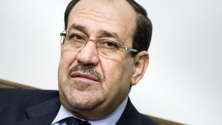 Le Premier ministre irakien, Nouri al-Maliki, le 23 juin 2014 à Bagdad [Brendan Smialowski / AFP]