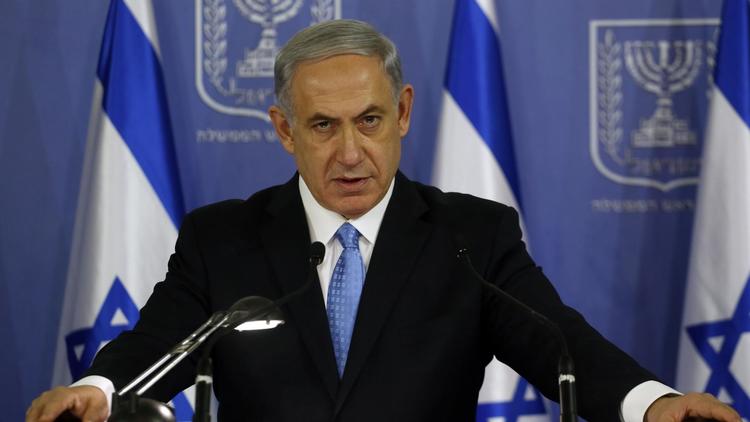Le Premier ministre israélien, Benjamin Netanyahu, le 2 août 2014 à Tel Aviv [Gali Tibbon / AFP/Archives]