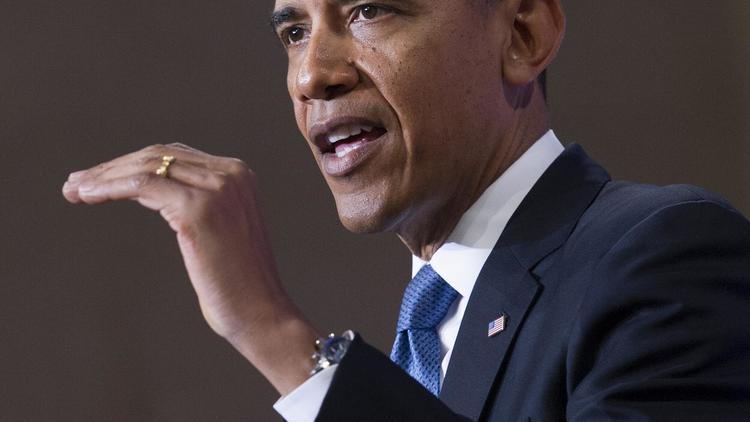 Le président Barack Obama à Washington le 17 janvier 2014 [Jim Watson / AFP/Archives]
