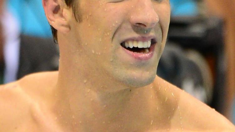 L'Américain Michael Phelps le 4 août 2012 lors des jeux Olympiques de Londres [Martin Bureau / AFP/Archives]
