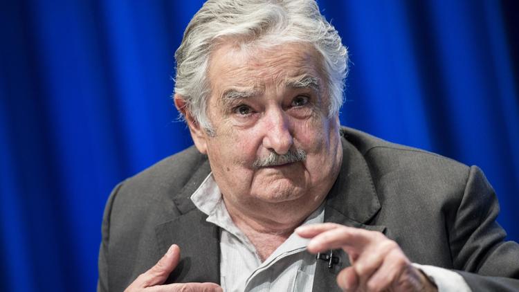 Le président uruguayen José Mujica, le 14 mai 2014 à Washington, le 14 mai 2014 [Brendan Smialowski  / AFP/Archives]