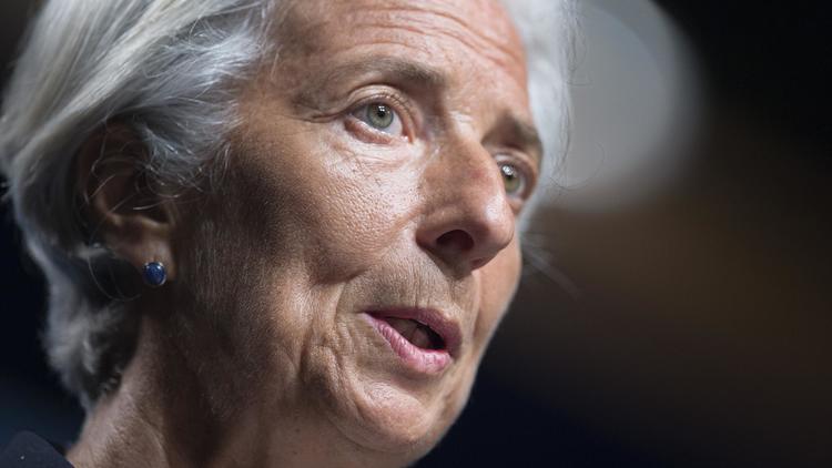 Christine Lagarde, la patronne du Fonds monétaire international (FMI) le 2 juillet 2014 à Washington [Jim Watson / AFP/Archives]