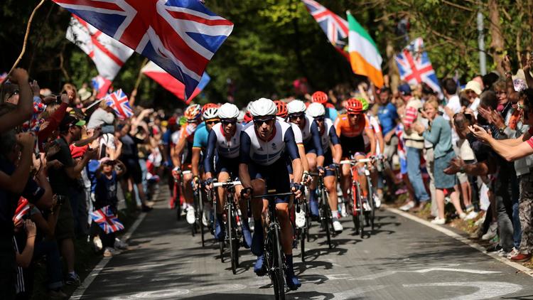 Sur sa lancée du Tour de France, le Britannique Bradley Wiggins part grand favori mercredi après-midi du contre-la-montre des JO de Londres que Sylvain Chavanel aborde en confiance[POOL]