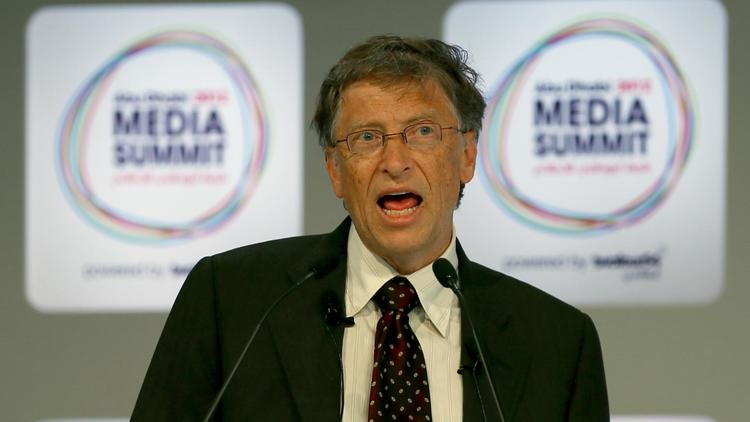Bill Gates le 9 octobre 2012 à Abou Dhabi [Marwan Naamani / AFP]