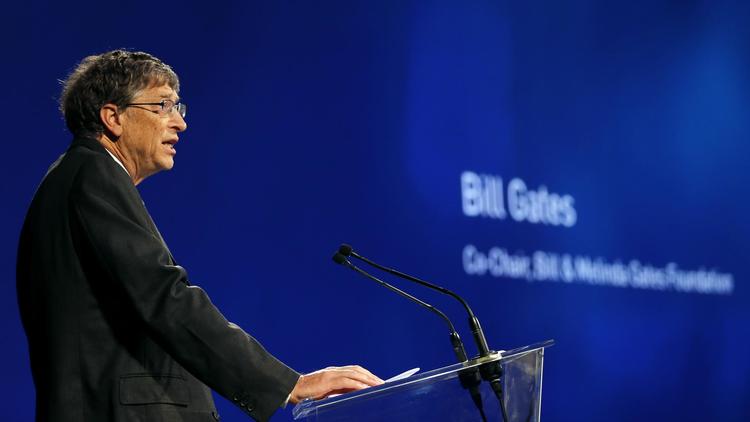 Bill Gates le 25 avril 2013 lors d'un sommet mondial sur les vaccins à Abou Dhabi [ / AFP]