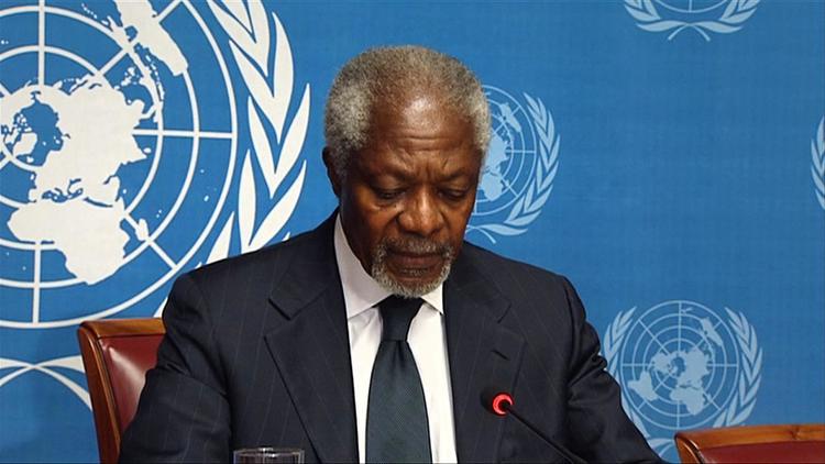Le médiateur international Kofi Annan a démissionné jeudi après l'échec de plus de cinq mois d' efforts pour un règlement du conflit en Syrie où les combats entre soldats et rebelles ne connaissent aucun répit, surtout dans la ville stratégique d'Alep.[UNTV]