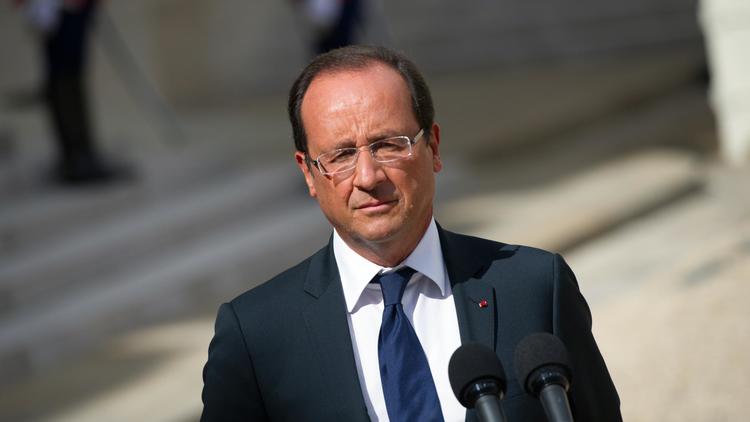 Le président François Hollande.