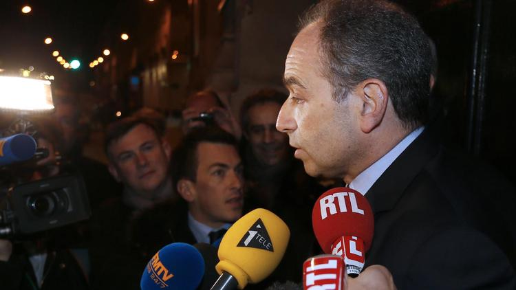 Jean-François Copé s'adresse à la presse après l'échec de la médiation avec son rival François Fillon, le 25 novembre 2012 à Paris [Kenzo Tribouillard / AFP]