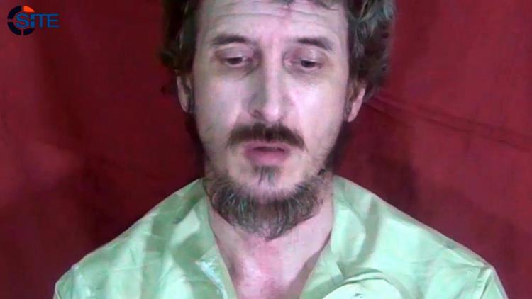 Capture d'écran d'une vidéo montrant l'otage français Denis Allex, en Somalie, le 4 octobre 2012 [- / SITE MONITORING SERVICE/AFP/Archives]