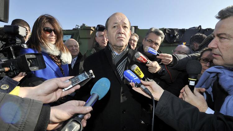 Le ministre de la Défense,  Jean-Yves Le Drian, à Miramas le 25 janvier 2013 [Gerard Julien / AFP/Archives]