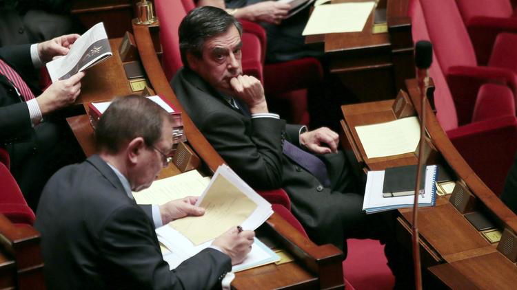 Le député UMP François Fillon à l'Assemblée nationale, le 29 janvier 2013 [Jacques Demarthon / AFP/Archives]