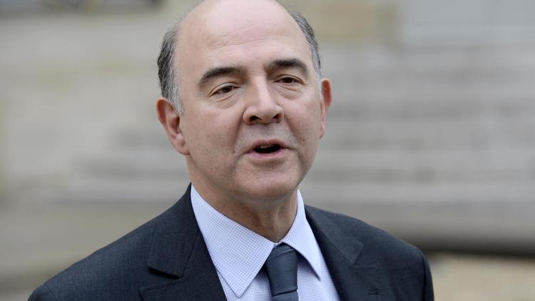 Le ministre de l'Economie Pierre Moscovici à l'Elysée le 6 mars 2013 [Bertrand Guay / AFP/Archives]