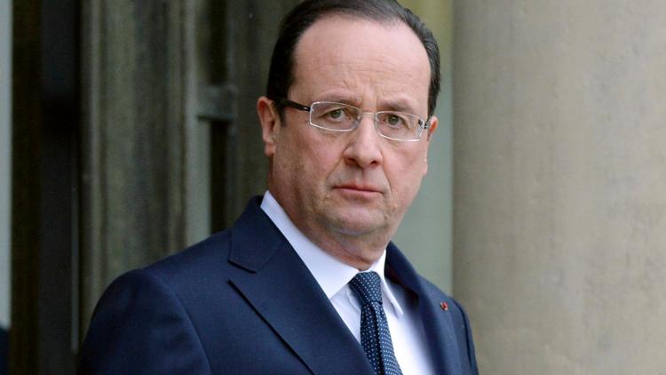 Le président François Hollande à l'Elysée le 9 avril 2013 [Miguel Medina / AFP/Archives]