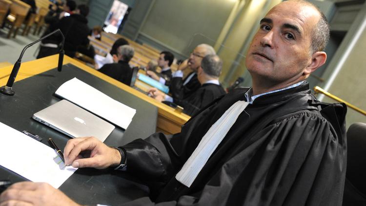 Le procureur Pierre Bellet lors du procès en appel de Thierry Tilly, le 22 avril 2013 à Bordeaux [Mehdi Fedouach / AFP]