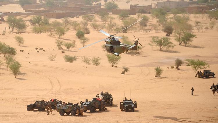 Des troupes françaises dans le nord du Mali, le 17 février 2013 [Pascal Guyot / AFP/Archives]