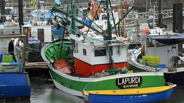 Le bateau de pêche Lapurdi dans le port of Saint-Jean de Luz, le 31 mai 2013 [Gaizka Iroz / AFP]