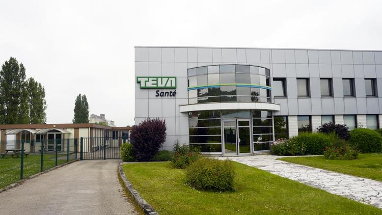 L'usine Teva de Sens (Yonne), photographiée le 10 juin 2013 [Fred Dufour / AFP]