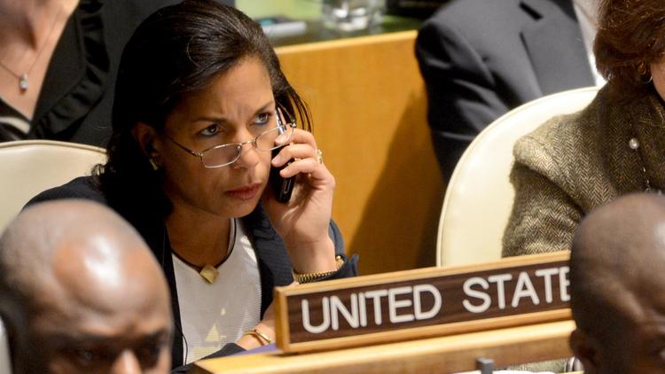 L'ambassadrice américaine aux Nations Unies Susan Rice au siège de l'ONU à New York le 29 novembre 2012 [Henny Ray Abrams / AFP/Archives]