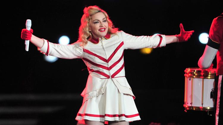 La chanteuse Madonna lors d'un concert à Santiago au Chili, le 19 décembre 2012 [Francesco Degasperi / AFP/Archives]