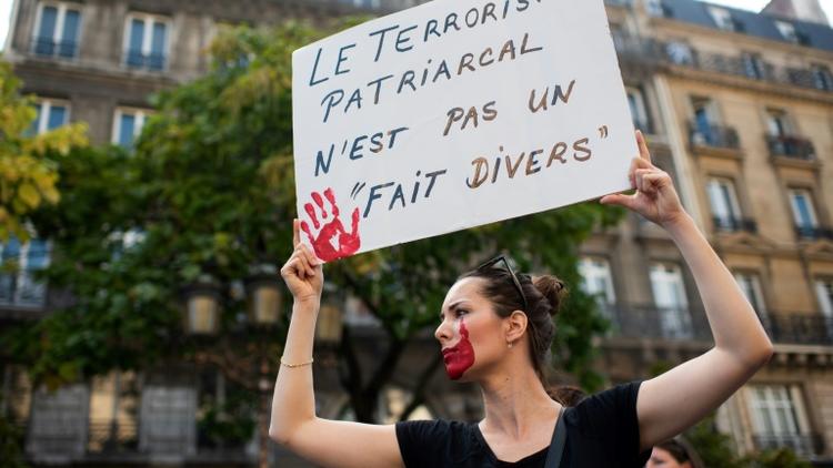 Manifestation contre les violences faites aux femmes, à Paris le 6 octobre 2018 [- / AFP/Archives]