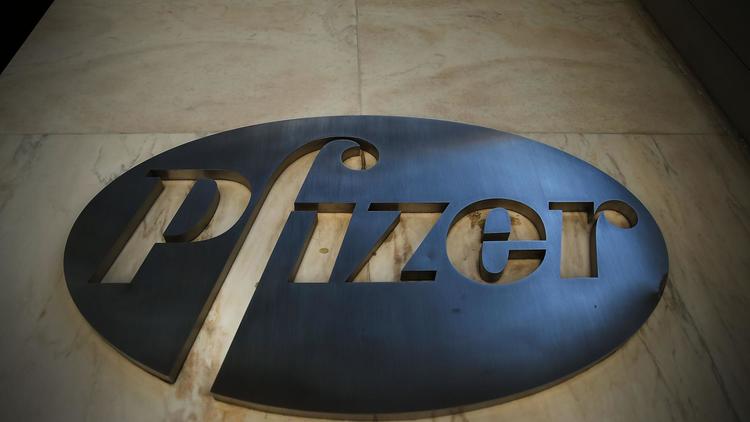 Le siège de Pfizer à Manhattan le 5 mai 2014 à New York  [Spencer Platt / Getty/AFP/Archives]