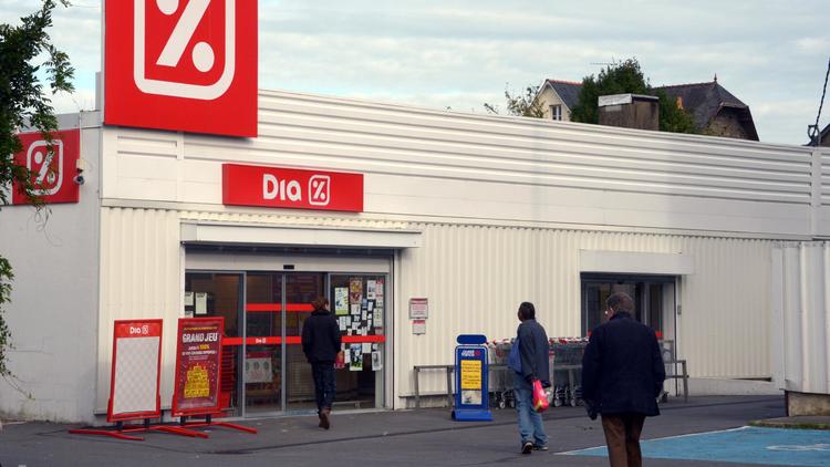 Un supermarché du groupe de distribution espagnol, le 24 octobre 2013 à Rennes [Damien Meyer / AFP/Archives]