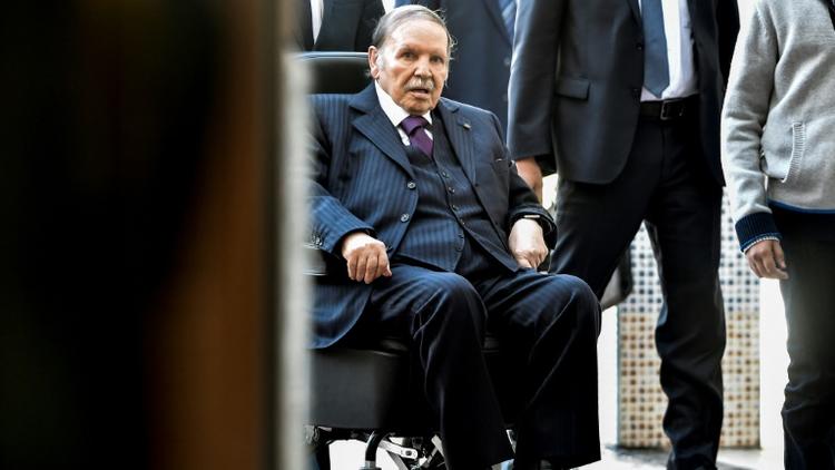 Le président Abdelaziz Bouteflika en novembre 2017 à Alger. [RYAD KRAMDI / AFP/Archives]