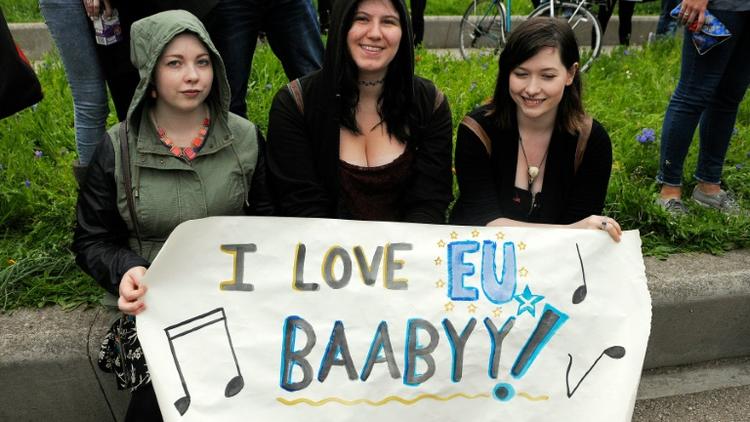 Des manifestantes pro-européennes à Edindhurg, en Ecosse, le 28 juin 2016 [Andy Buchanan / AFP/Archives]