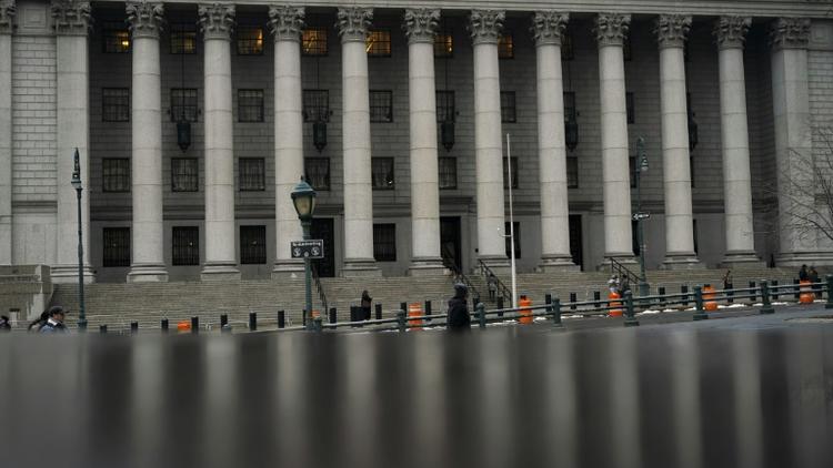 Le tribunal fédéral Thurgood Marshall à New York, le 18 janvier 2019 [Drew Angerer / GETTY IMAGES NORTH AMERICA/AFP/Archives]