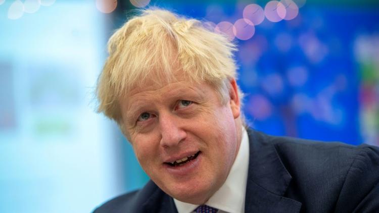 Le Premier ministre britannique Boris Johnson à Milton Keynes, dans le sud de l'Angleterre, le 25 octobre 2019 [Paul Grover / POOL/AFP]