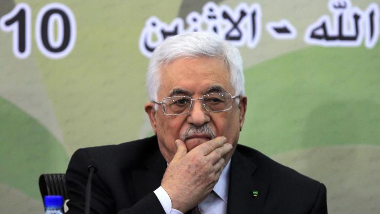 Le président palestinien Mahmoud Abbas, à Ramallah le 10 mars 2014