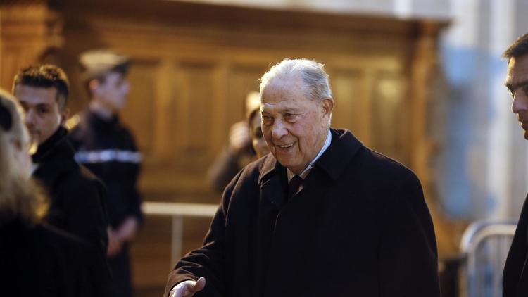 Charles Pasqua, le 21 janvier 2013 au palais de justice de Paris [Kenzo Tribouillard / AFP/Archives]