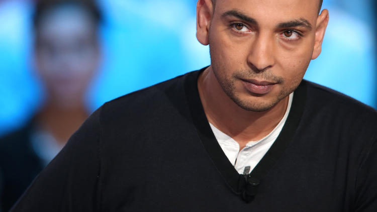 Abdelghani Merah, le frère du "tueur au scooter", sur un plateau de télévision en 2012.