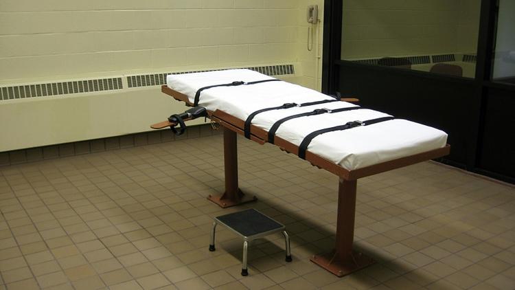Une chambre d'exécution de la prison de Lucsville dans l'Ohio, le 30 novembre 2009 [CAROLINE GROUSSAIN / AFP/Archives]