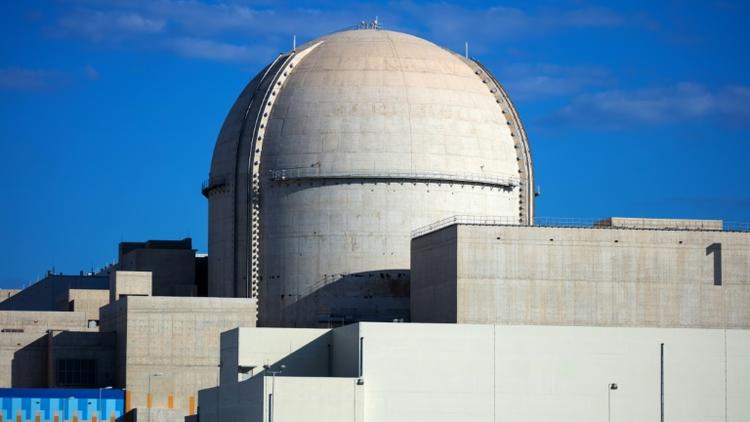 La centrale nucléaire de Barakah aux Emirats arabes unis, photo diffusée le 13 février 2020 [- / Barakah Nuclear Power Plant/AFP/Archives]