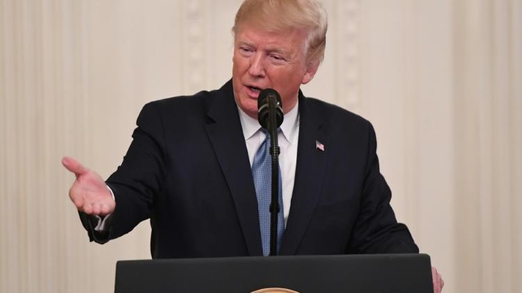 Le président américain Donald Trump, le 30 octobre 2019 à la Maison Blanche  [SAUL LOEB / AFP]