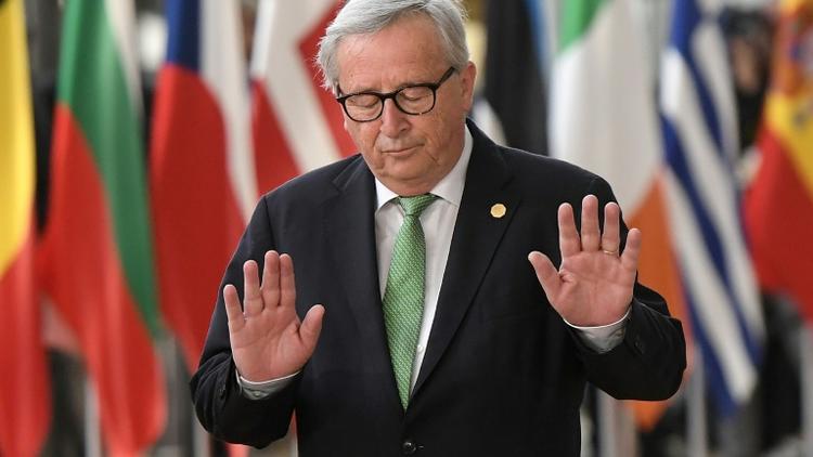 Le président de la Commission  européenne Jean-Claude Juncker, à Bruxelles le 28 mai 2019 [EMMANUEL DUNAND / AFP]