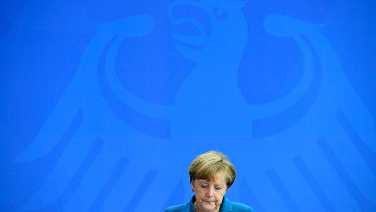 Angela Merkel a vu sa popularité baisser à la suite de sa politique d'accueil des réfugiés.
